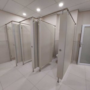 Façade Linear Toilet Cubicles and Cloakroom Cubicles